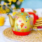 Electric kettle with european plug 1 L - Byzance Jardin fleuri