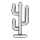 Porte capsules / dosettes Nespresso - Cactus