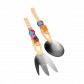 Salad servers - Quelle Salade