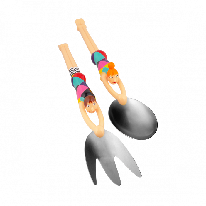 Salad servers - Quelle Salade Arlequin