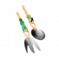 Salad servers - Quelle Salade