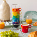Tour de tasses cappucino - Café cino des artistes Palette