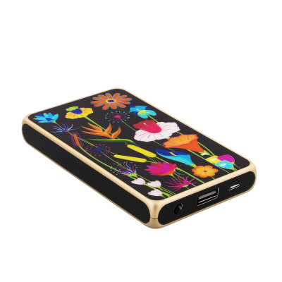 Batterie externe nomade 5000mAh - Get The Power 3 - Jardin fleuri