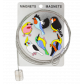 Câble porte photos et magnets - Magnetic Cable Licorne