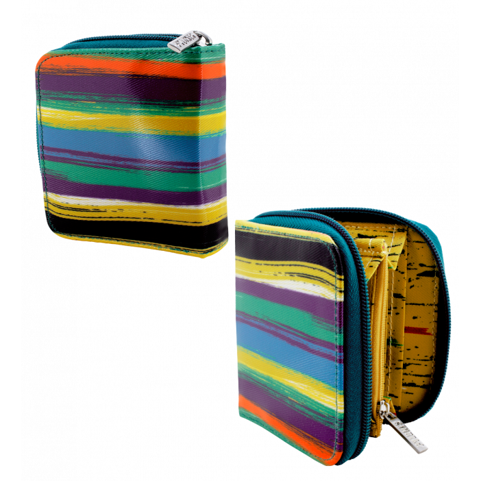 Kleine Brieftasche - Voyage Paint