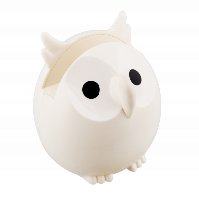Porte / Repose lunettes - Owl - Blanc