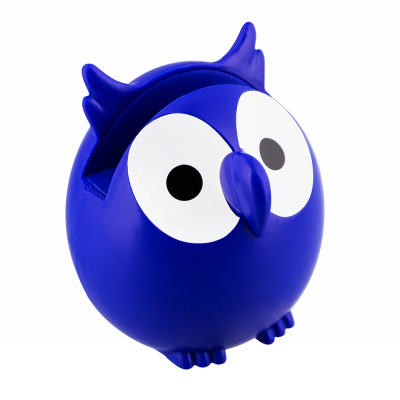 Porte / Repose lunettes - Owl - Bleu Foncé