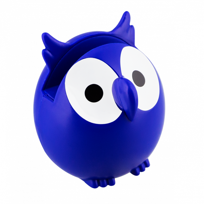 Porte / Repose lunettes - Owl Bleu Foncé