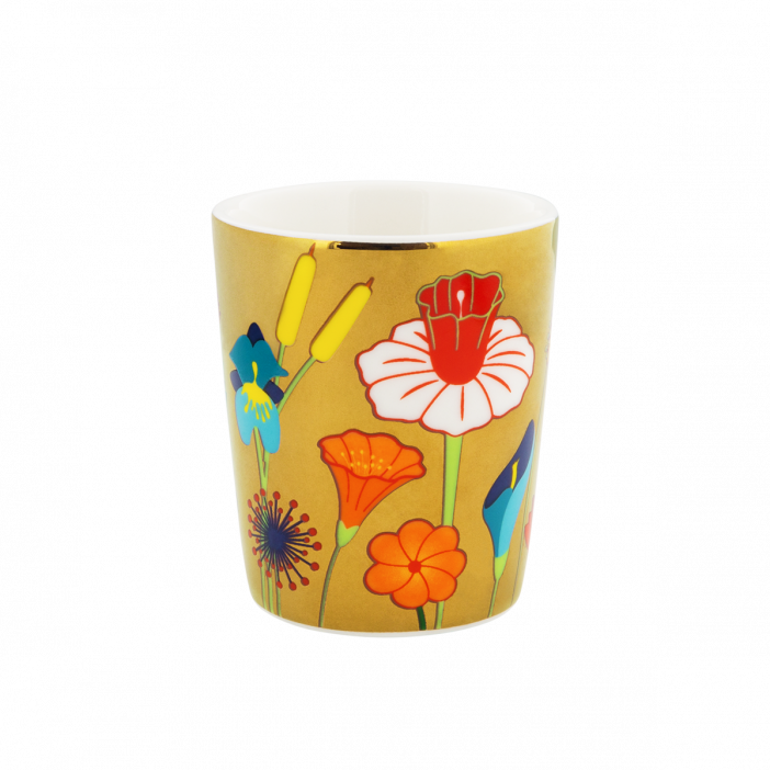 Espresso-Tasse - Tazzina Jardin Fleuri Gold