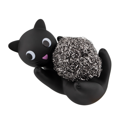 Metal sponge-holder - Max Le Ferrailleur - Black