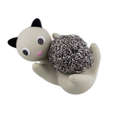 Metal sponge-holder - Max Le Ferrailleur - Grey