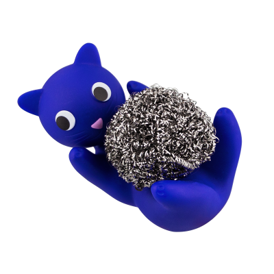 Metal sponge-holder - Max Le Ferrailleur - Dark Blue