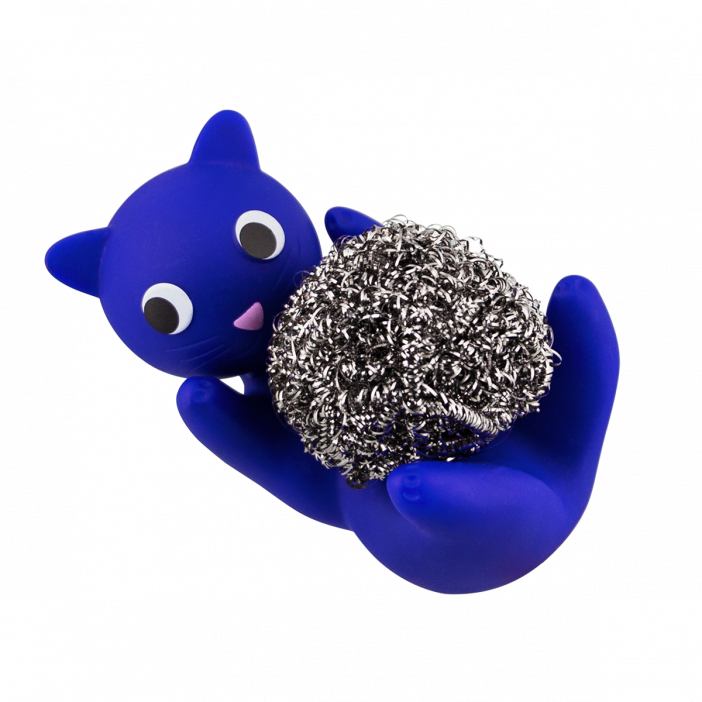 Porta spugnetta gatto - Max Le Ferrailleur Blu scuro