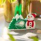 Réveil - Funny Clock Snowman