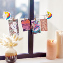 4 Saugnapf Clips- Ani-clip Flamingo