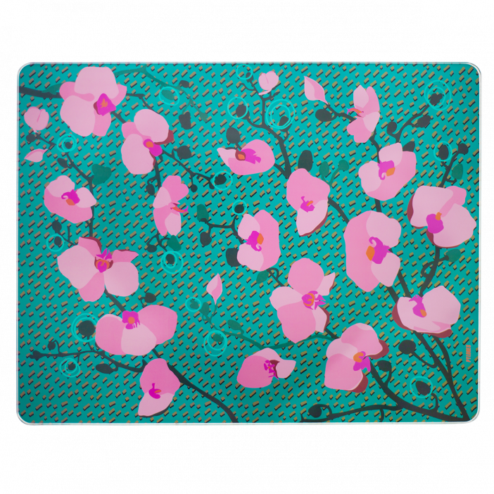 Planche en verre - Commy Orchid Blue