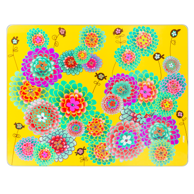Planche en verre - Commy - Dahlia