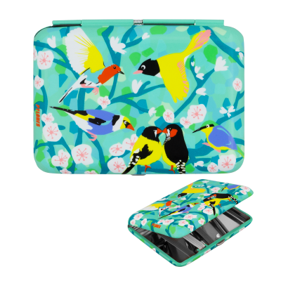 Boite / Étui à cigarettes - Cigarette Case - Birds