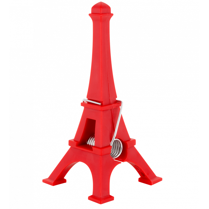 Porte photo pince - J'en pince pour paris Rouge