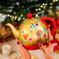 Electric kettle with european plug 1 L - Byzance Coquelicots
