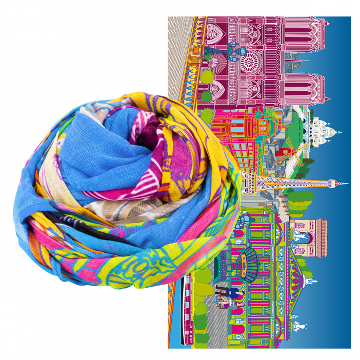 Foulard / pareo - Balade Paris new