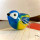 Magnetic bird for paperclips - Piu Piu