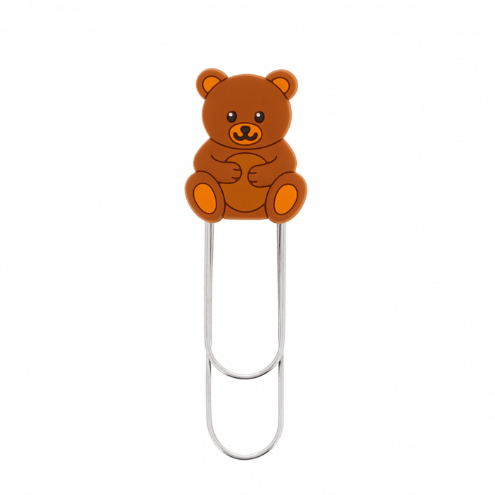 Large bookmark - Ani-bigmark Brown bear