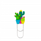 Segnapagina modello grande - Ani-bigmark Unicorno