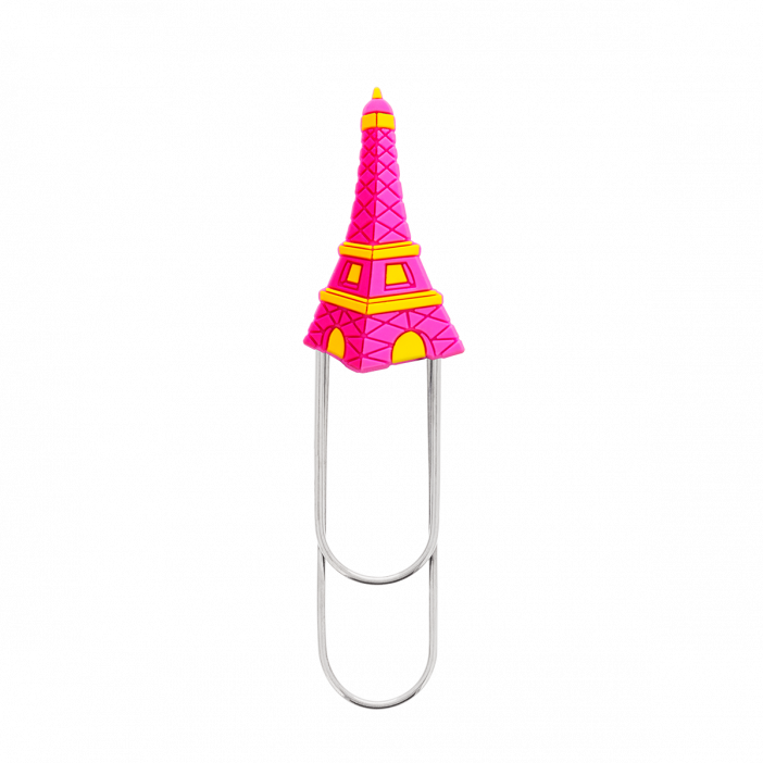 Großes Lesezeichen - Ani-bigmark Eiffelturm Rosa