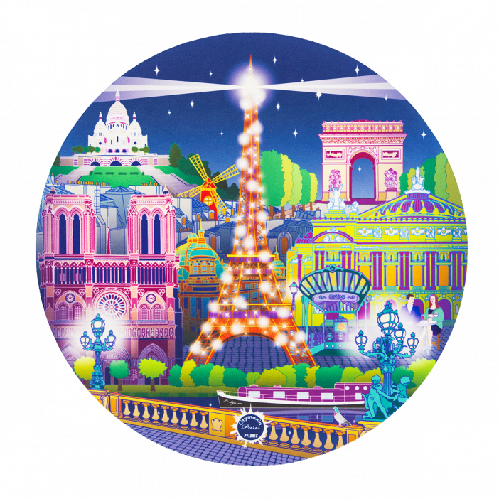 Tapis de souris - Tapiron Citymania Paris Night