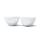 Set de 2 bols en porcelaine - Emotion Set