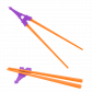 Baguettes Chinoises - Rice To Meet You Rose / Turquoise