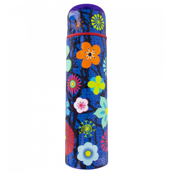Borraccia termica 50 cl - Keep Cool Blue Flower