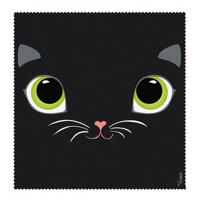 Microfibre cloth for glasses - Belle Vue Cat