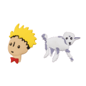 Set de 2 aimants - Magnet Le Petit Prince