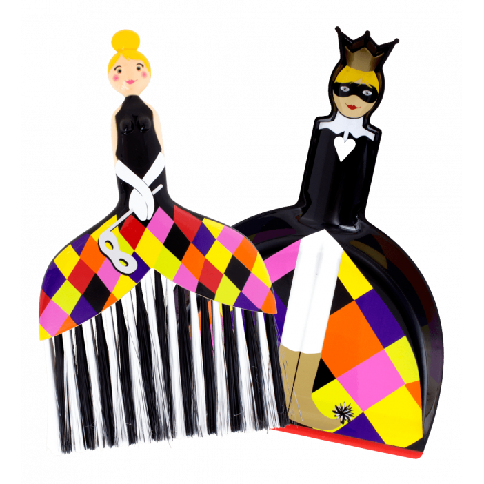 Dustpan and brush - Cendrillon Arlequin