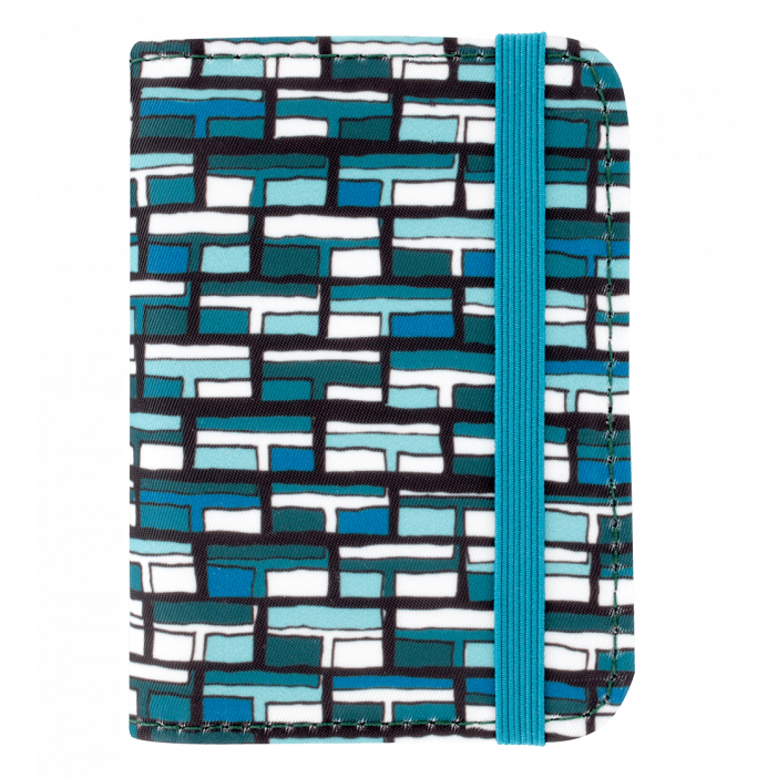 Business card holder - Keep My Contact Vitrail Bleu