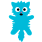 Enrouleur de câble - Animal Roll Bleu Foncé