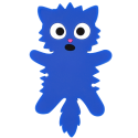 Enrouleur de câble - Animal Roll Bleu Clair