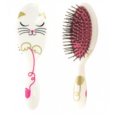 Petite brosse à cheveux - Ladypop Small - White Cat