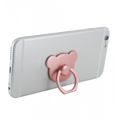 Support bague de téléphone - Addict - Rose