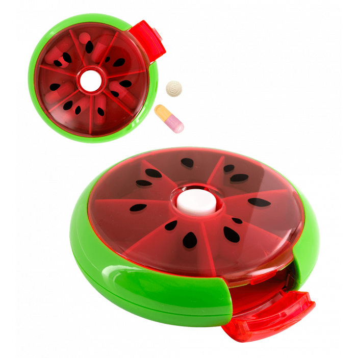 7 day pillbox - Spin Doctor Watermelon