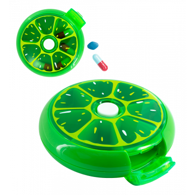 Boîte à pilules 7 jours - Spin Doctor - Citron