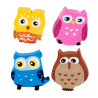 Set de 4 gommes - Owleraser