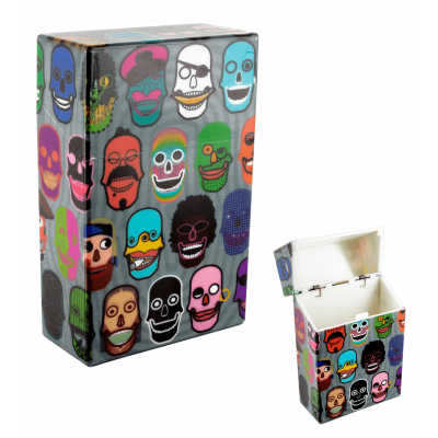 Étui pour paquet de cigarettes - Clop'in - Skull 3