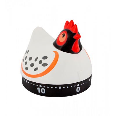 Minuteur de cuisine - On Time - Poule blanche