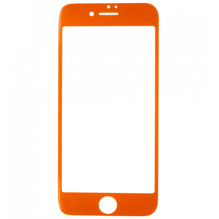 Pellicola in vetro temperato per iPhone 6/7- I Protect Arancione