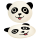 Assiette en bambou - Bambooni - Panda