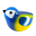 Oiseau aimant pour trombones - Piu Piu