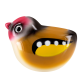 Magnetic bird for paperclips - Piu Piu